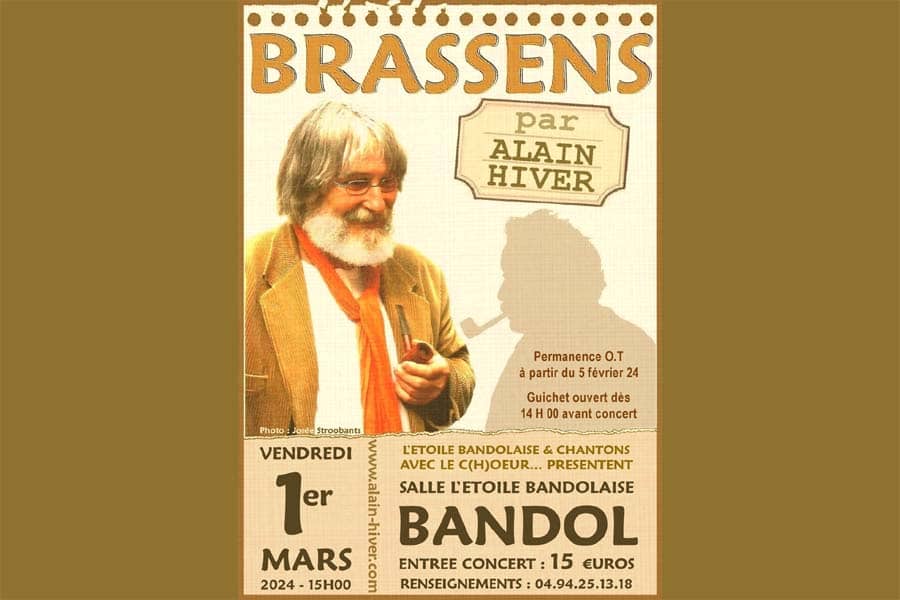 Alain Hiver chante Georges Brassens